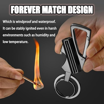 Multipurpose lighter with an everlasting flame